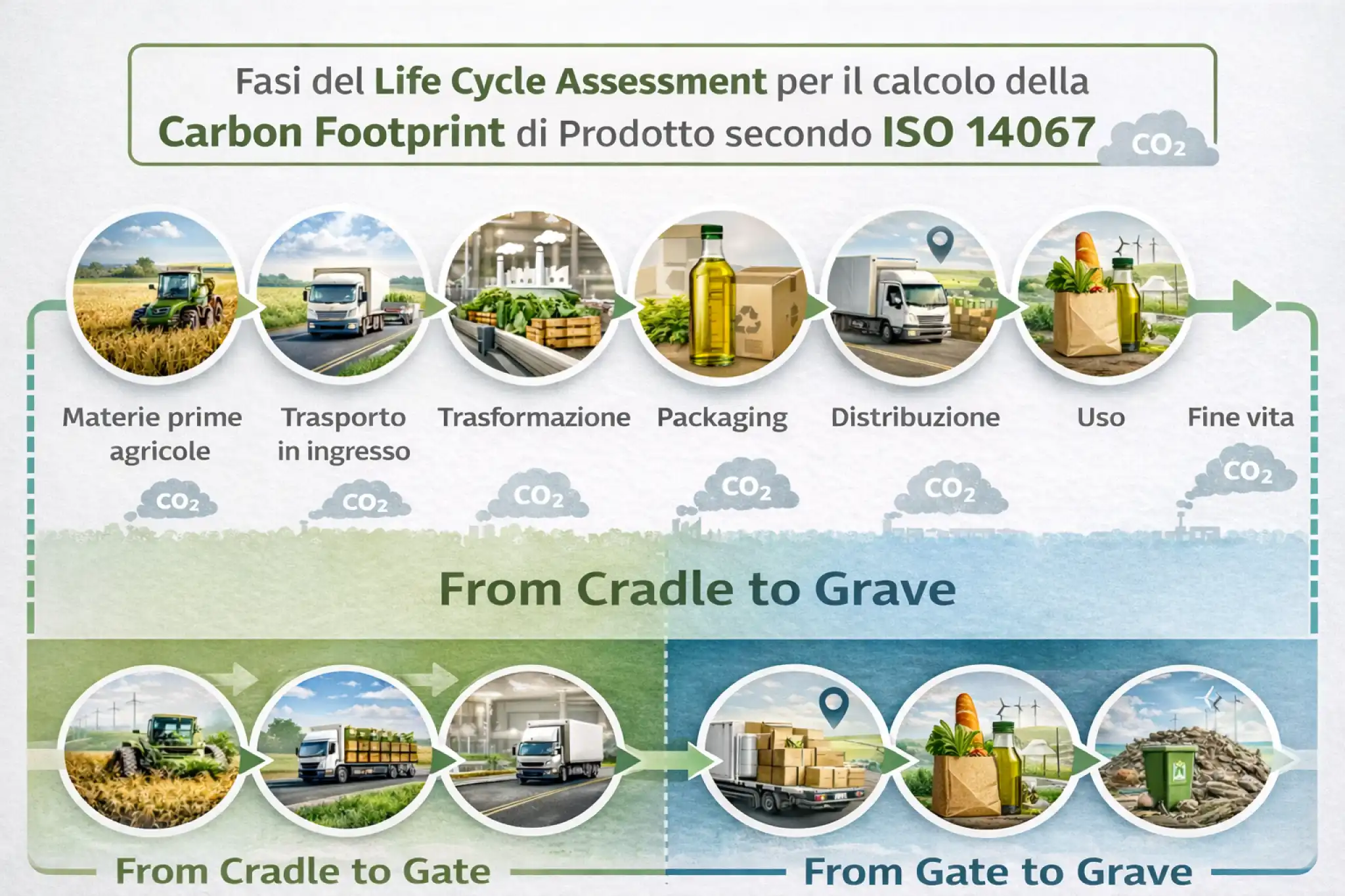 Il metodo di calcolo: l’approccio LCA